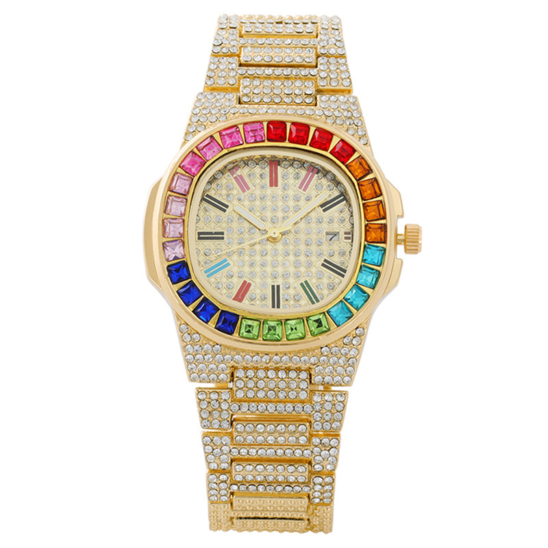 Luxury Watch Iceberg - Iced Out นาฬิกาแบรนด์เพชรสุดหรูนาฬิกาผู้ชายนาฬิกาผู้หญิงควอตซ์นาฬิกาข้อมือนาฬิกา Unisex Relogio Drop