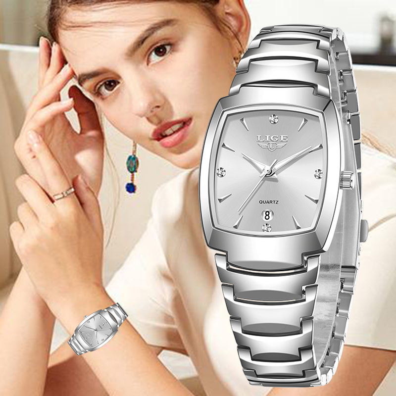 Luxury Watch - นาฬิกาข้อมือผู้หญิง LIGE 2026 รุ่นใหม่ ดีไซน์หรูหรา แฟชั่น