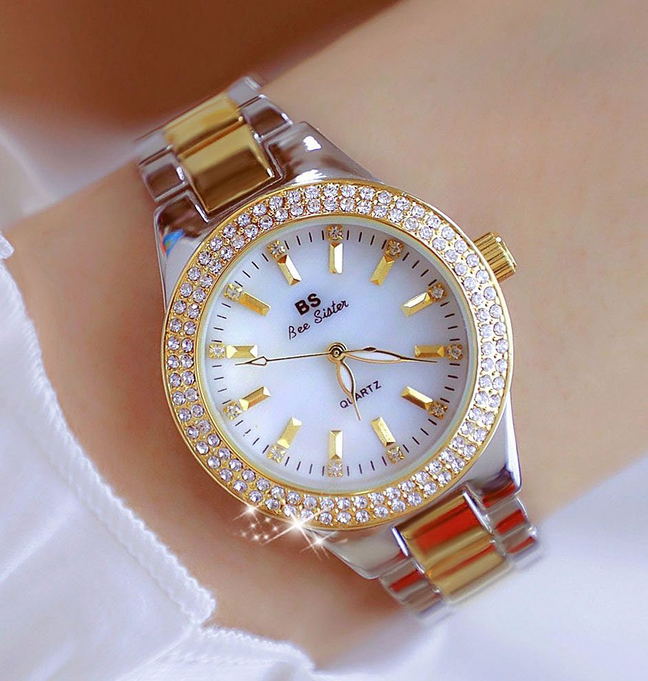 Luxury Watch Face - นาฬิกาข้อมือผู้หญิง BS หน้าปัด Beimu สไตล์คลาสสิก แบรนด์หรูหราเบาๆ