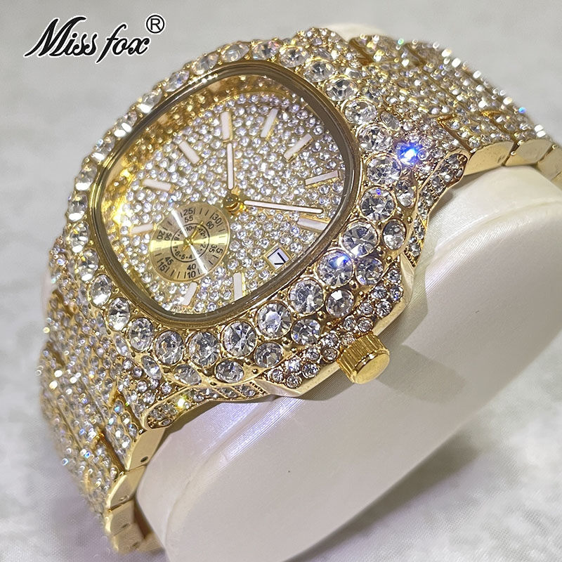 Luxury Watch Iceberg - Hip Hop แบรนด์ MISSFOX แฟชั่น Iced
