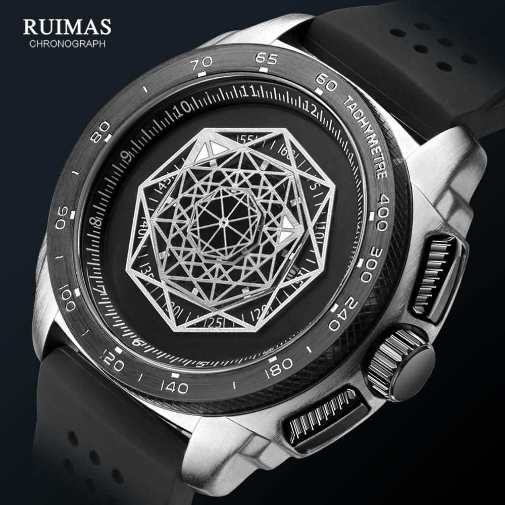 Luxury Watch Green Dial - MEGIR & RUIMAS แฟชั่นผู้ชายกีฬาควอตซ์นาฬิกาซิลิโคนสุดหรูแบรนด์นาฬิกาผู้ชายนาฬิกาทหารกันน้ำนาฬิกาข้อมือชาย