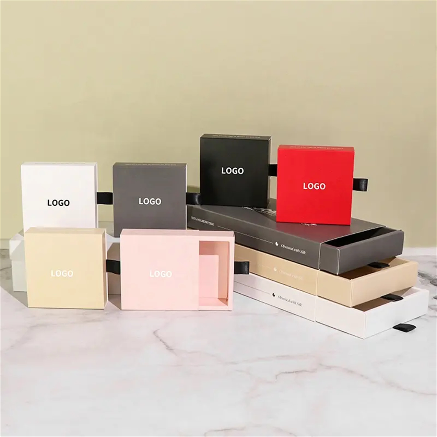 Luxury Watch Events - 20 ชิ้นขายส่งที่กําหนดเองหรูหราแข็งกล่องกระดาษแข็งกล่องลิ้นชักหนังสือรูปร่างของขวัญเครื่องประดับน้ําหอมเทียนนาฬิกาแหวนกล่องเครื่องประดับ