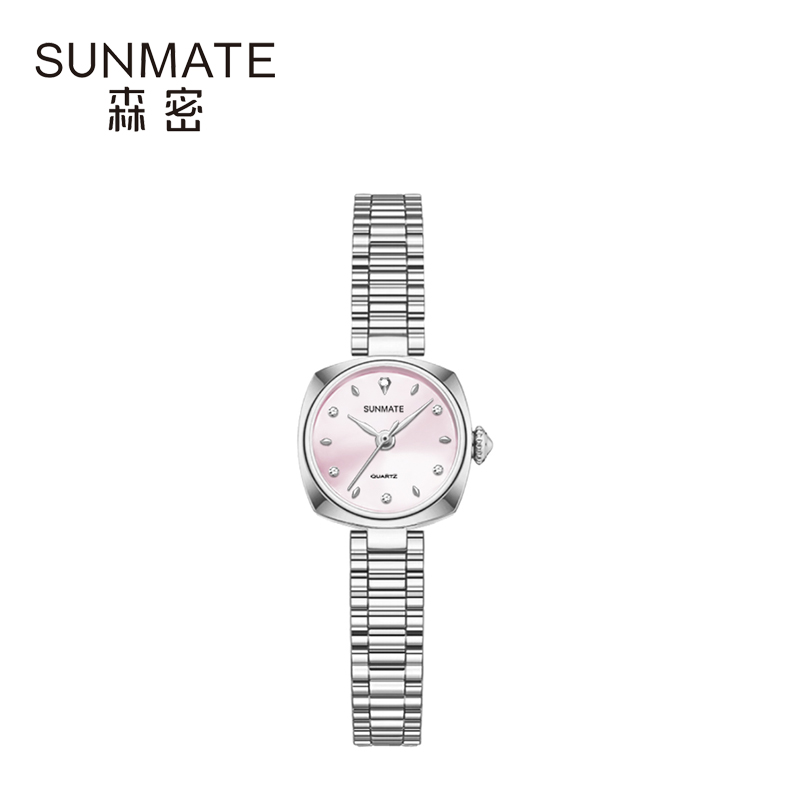 Best Luxury Quartz Watch - SUNMATE สินค้ามาใหม่ นาฬิกาแท้ขายดี นาฬิกาผู้หญิงสุดหรูและมีสไตล์ ดีไซน์เรียบง่าย พร้อมตัวล็อคแบบผีเสื้อ
