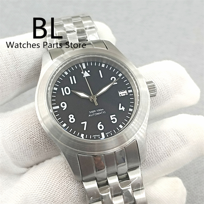 Luxury Watch Green Dial - BLIGER 36 มม./39 มม.นักบินสไตล์ NH35 Dive