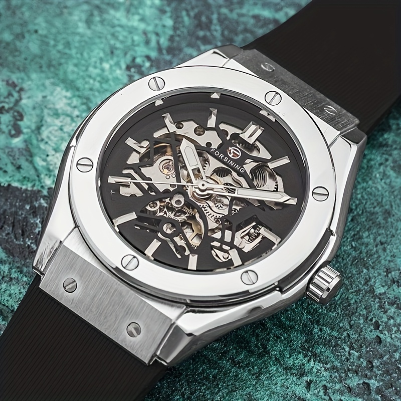 Luxury Watch Values - นาฬิกาจักรกลคุณภาพสูง ดีไซน์หรูหรา ทันสมัย น้ำหนักเบา สำหรับผู้ชายอินเทรนด์ พร้อมดีไซน์โครงกระดูก