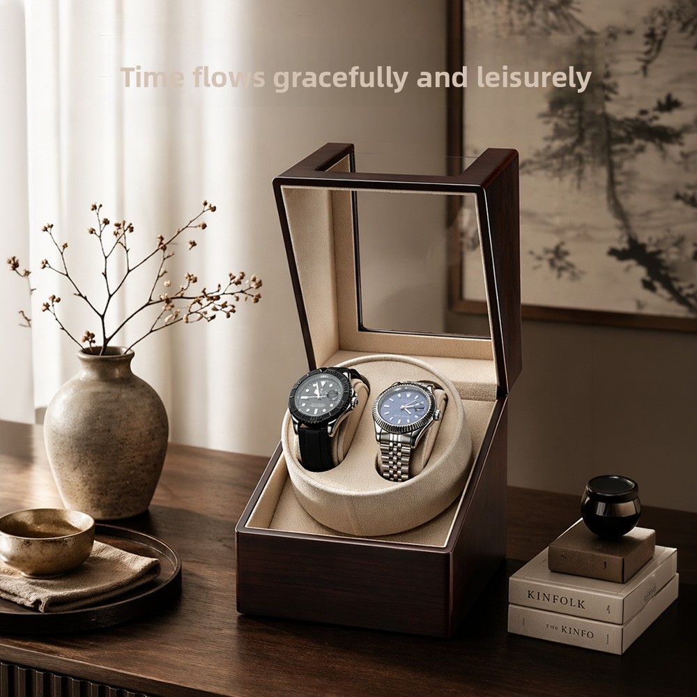 กล่องหมุนนาฬิกาอัตโนมัติแบบหรู - Luxury Watch Winder Box บทวิจารณ์และราคา