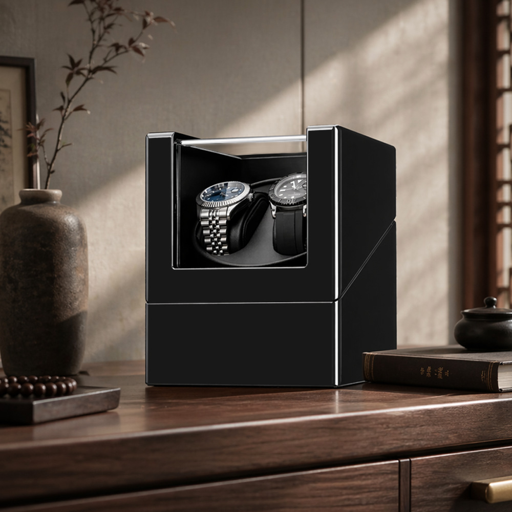 กล่องหมุนนาฬิกาอัตโนมัติแบบหรู - Luxury Watch Winder Box บทวิจารณ์และราคา