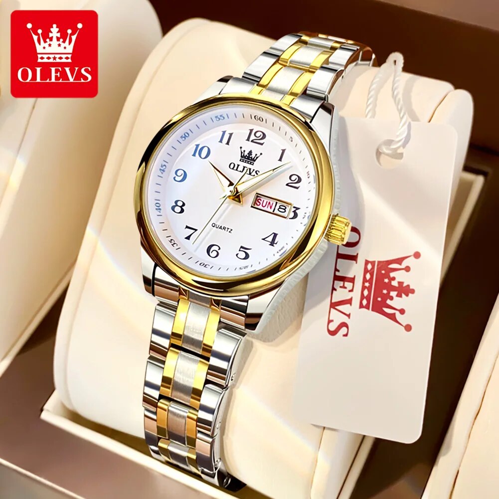 OLEVS 5567 นาฬิกาข้อมือผู้หญิง - Best Luxury Quartz Watch บทวิจารณ์และราคา