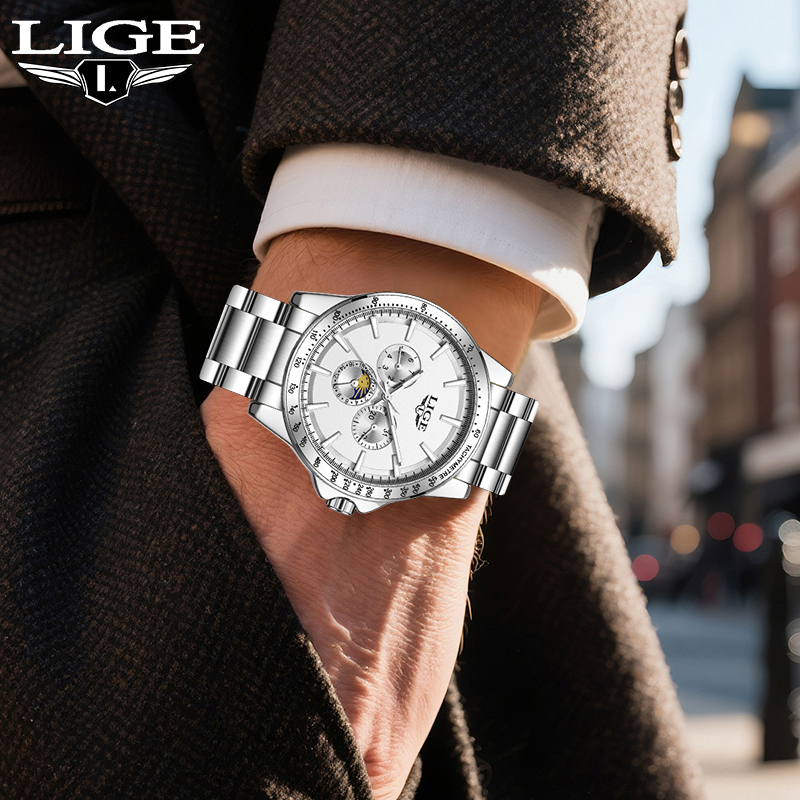 นาฬิกาข้อมือผู้ชาย LIGE แบรนด์ - Luxury Watch Brands บทวิจารณ์และราคา