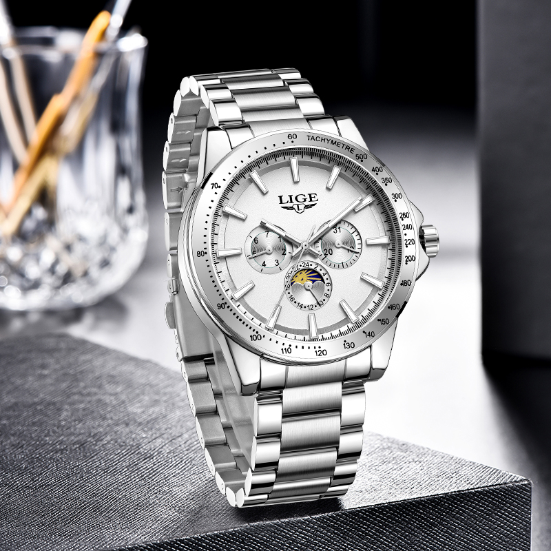 นาฬิกาข้อมือผู้ชาย LIGE แบรนด์ - Luxury Watch Brands บทวิจารณ์และราคา