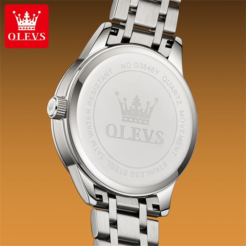 OLEVS มูนเฟสนาฬิกาผู้ชายปฏิทิน - Luxury Watch Brands บทวิจารณ์และราคา