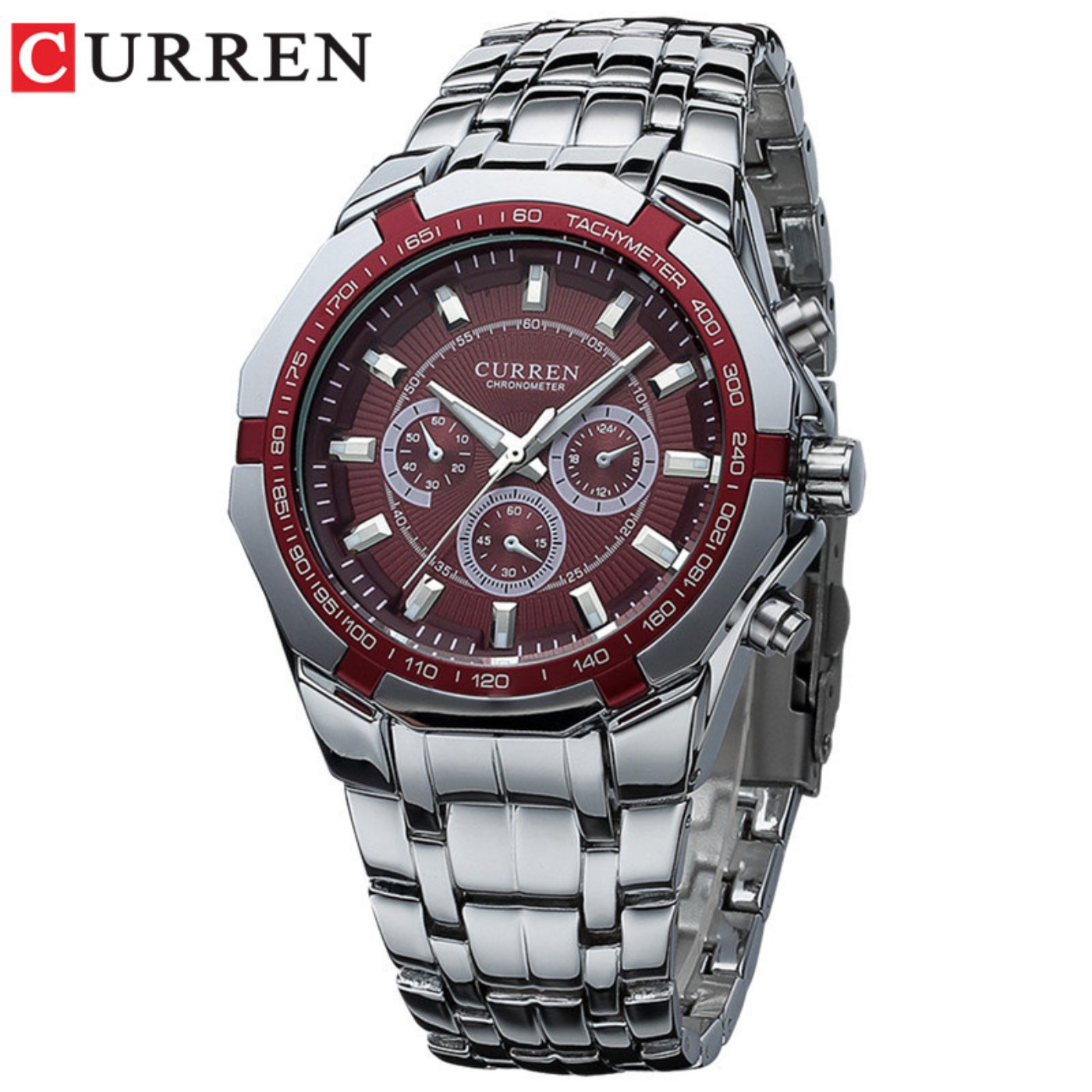 CURREN ผู้ชายแบรนด์หรูทหารกีฬา - Luxury Watch Brands บทวิจารณ์และราคา