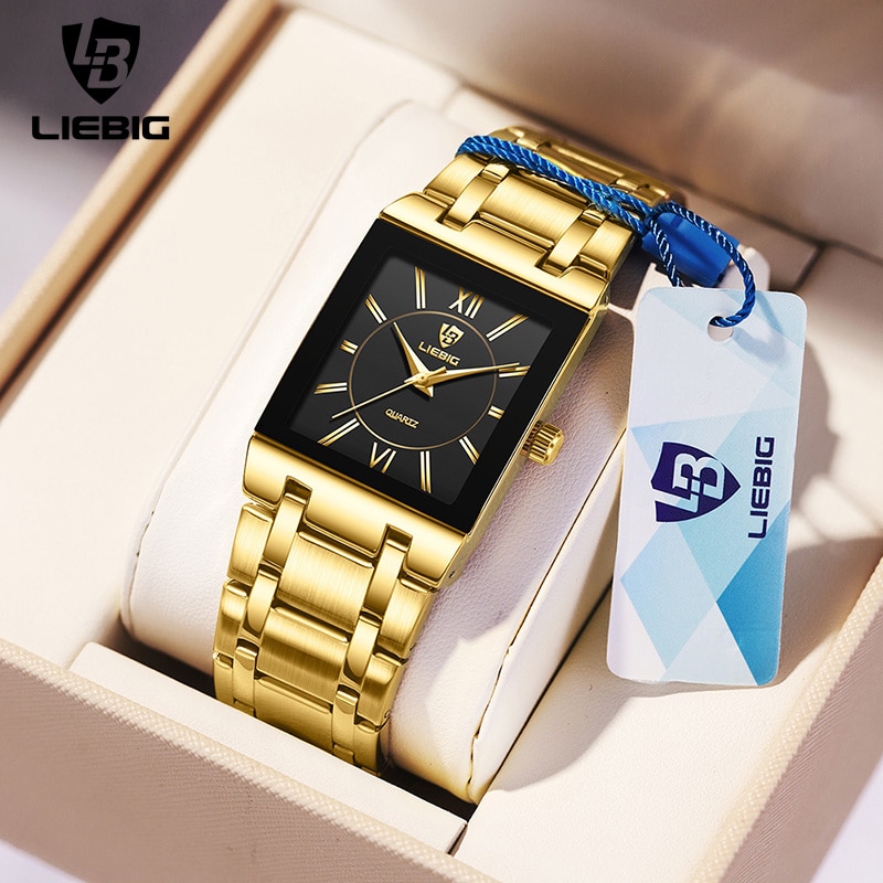 LiEBIG Luxury Golden นาฬิกาข้อ - Best Luxury Quartz Watch บทวิจารณ์และราคา