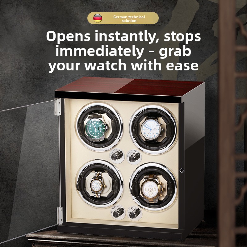 กล่องหมุนนาฬิกาอัตโนมัติ กลไกเ - Luxury Watch Winder Box บทวิจารณ์และราคา