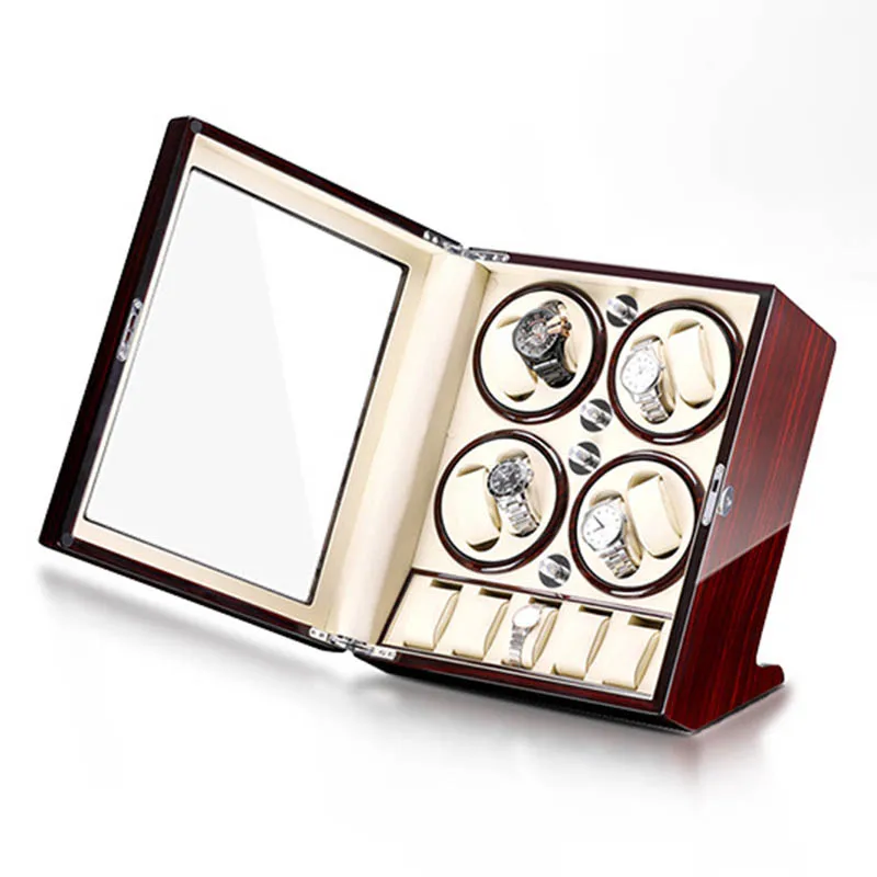 หรูหรา 8 สล็อตนาฬิกา Winders อ - Luxury Watch Winder Box บทวิจารณ์และราคา