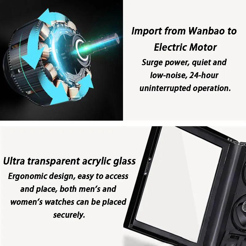 หรูหรา 8 สล็อตนาฬิกา Winders อ - Luxury Watch Winder Box บทวิจารณ์และราคา