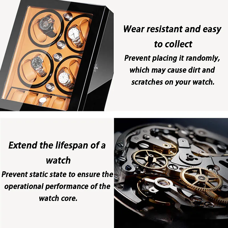 หรูหรา 8 สล็อตนาฬิกา Winders อ - Luxury Watch Winder Box บทวิจารณ์และราคา