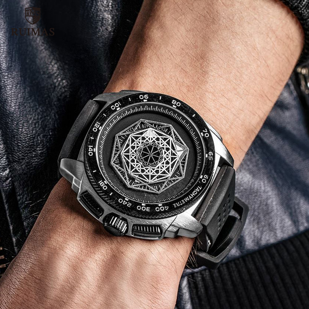 MEGIR & RUIMAS แฟชั่นผู้ชายกีฬ - Luxury Watch Green Dial บทวิจารณ์และราคา