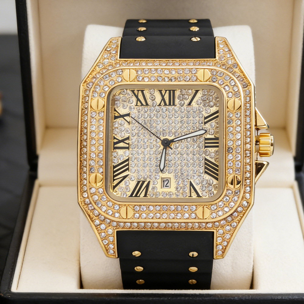 นาฬิกาควอตซ์แฟชั่นสุดฮิต ประดั - Luxury Watch Iceberg บทวิจารณ์และราคา