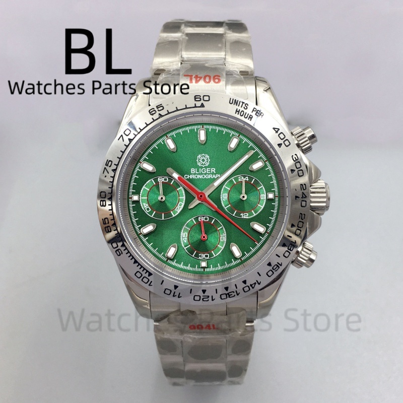 BLIGER 39 มม. หน้าปัดสีเขียวสุ - Luxury Watch Green Dial บทวิจารณ์และราคา