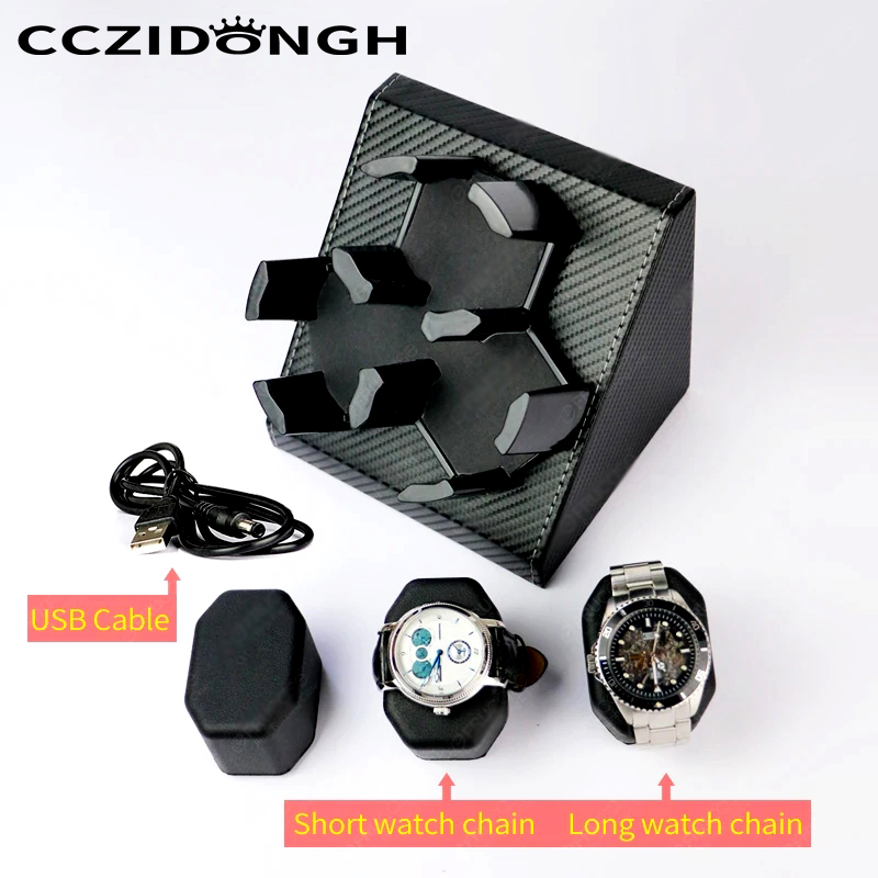 กล่องเก็บนาฬิกาอัตโนมัติแบบหนั - Luxury Watch Winder Box บทวิจารณ์และราคา