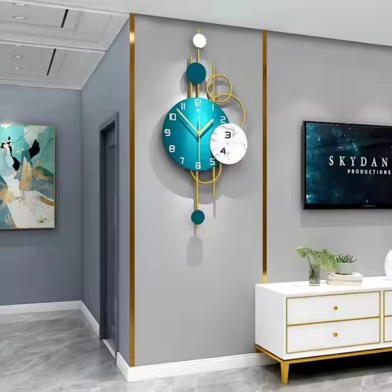 นาฬิกาแขวนผนังโลหะตกแต่งบ้านสไ - Luxury Watch House บทวิจารณ์และราคา