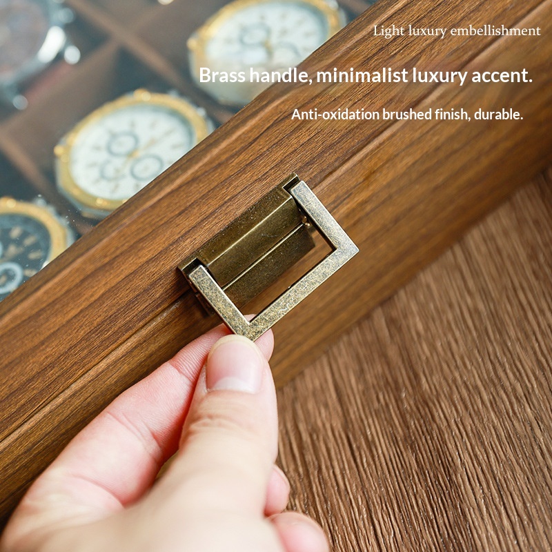 กล่องเก็บนาฬิกาลายไม้แบล็ควอลน - Luxury Watch House บทวิจารณ์และราคา