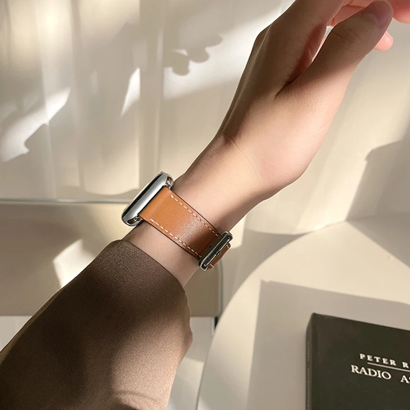 สายหนังสำหรับสายคาด Apple Watc - Luxury Watch Hermes บทวิจารณ์และราคา