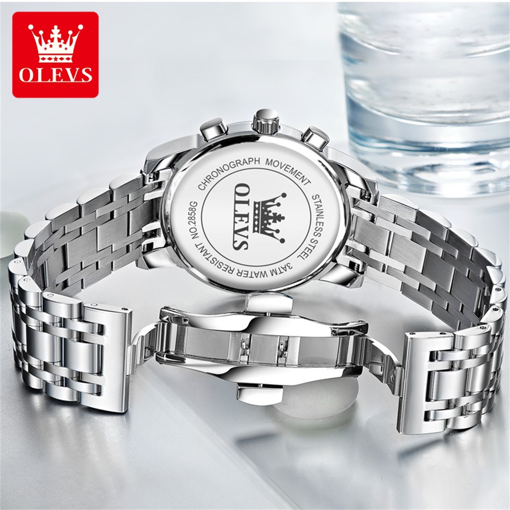 OLEVS นาฬิกาผู้ชายยอดนิยมสแตนเ - Best Luxury Quartz Watch บทวิจารณ์และราคา