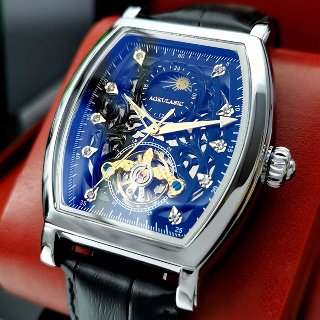 นาฬิกา AOKULASIC Tourbillon Ic - Luxury Watch Iceberg บทวิจารณ์และราคา
