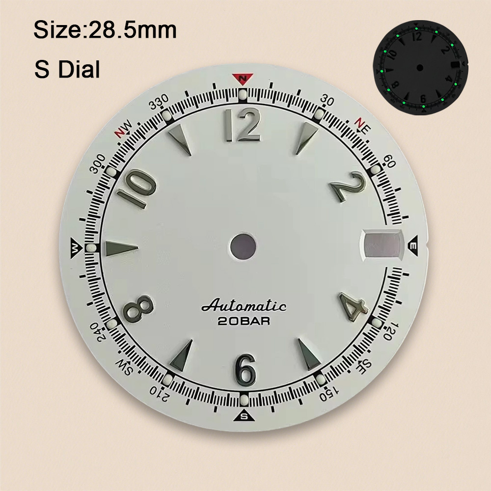 Nh35 Dial Sโลโก้ 28.5 มม.Retro - Luxury Watch Face บทวิจารณ์และราคา