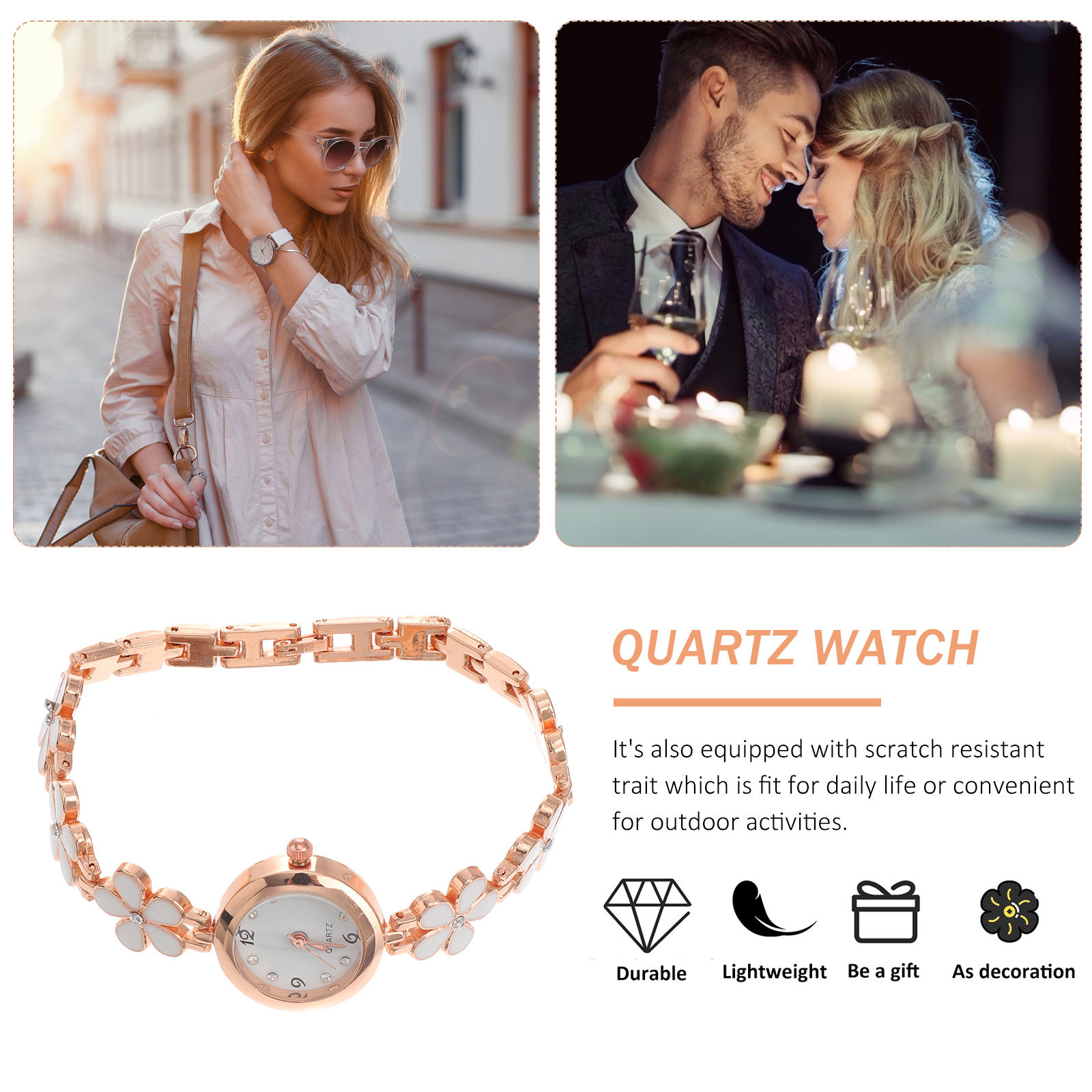 นาฬิกาข้อมือควอตซ์คริสตัลหรูหร - Luxury Watch บทวิจารณ์และราคา
