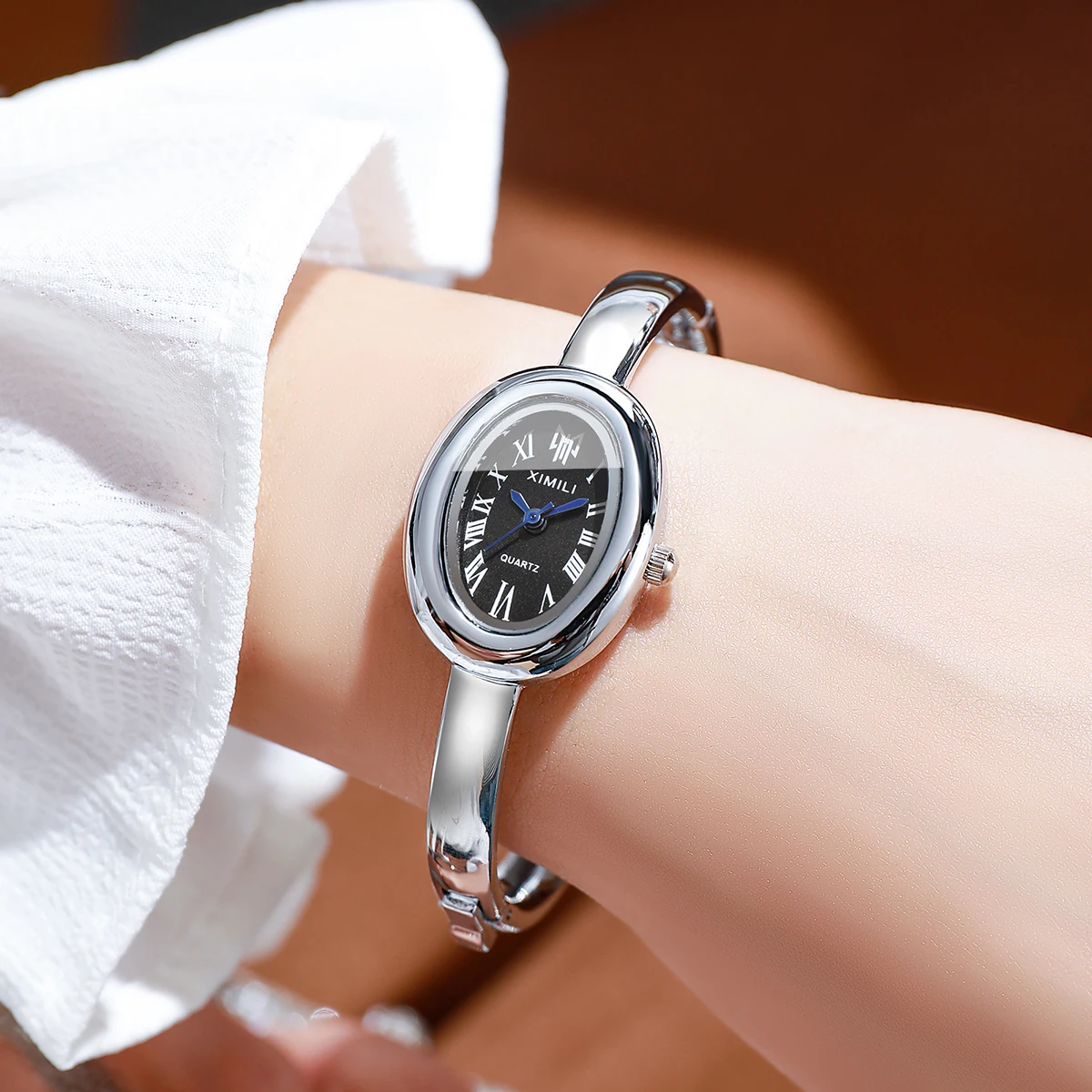 2026XIMILI นาฬิกาวงกลมวินเทจสำ - Luxury Watch White บทวิจารณ์และราคา