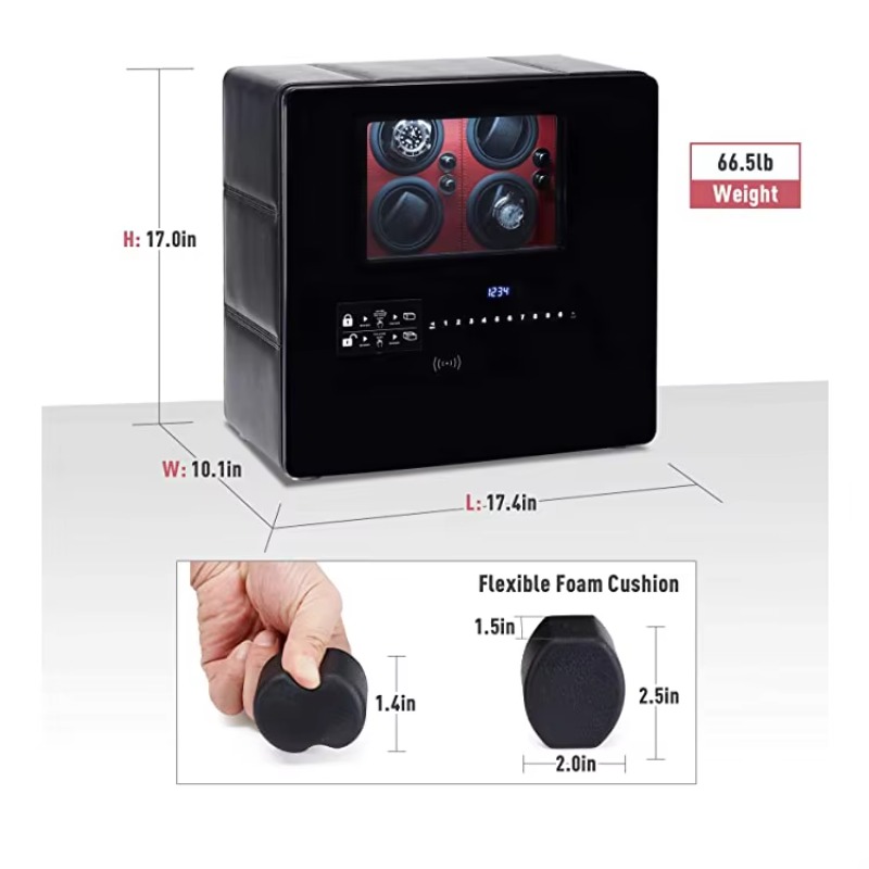 กล่องเก็บนาฬิกาอัตโนมัติ 12 รุ - Luxury Watch Winder Box บทวิจารณ์และราคา