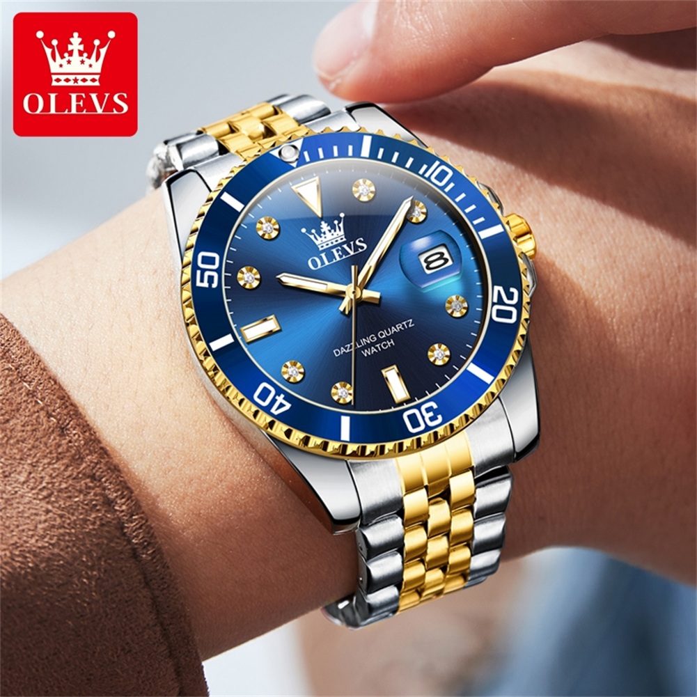 OLEVS หรูหรานาฬิกาธุรกิจกันน้ํ - Luxury Watch Face บทวิจารณ์และราคา