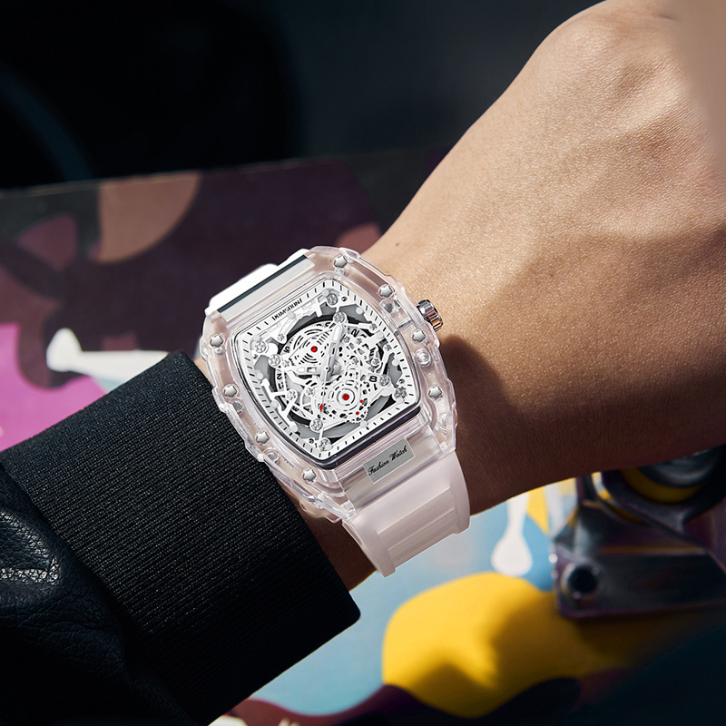 แฟชั่น Casual นาฬิกาผู้ชายส่อง - Luxury Watch White บทวิจารณ์และราคา