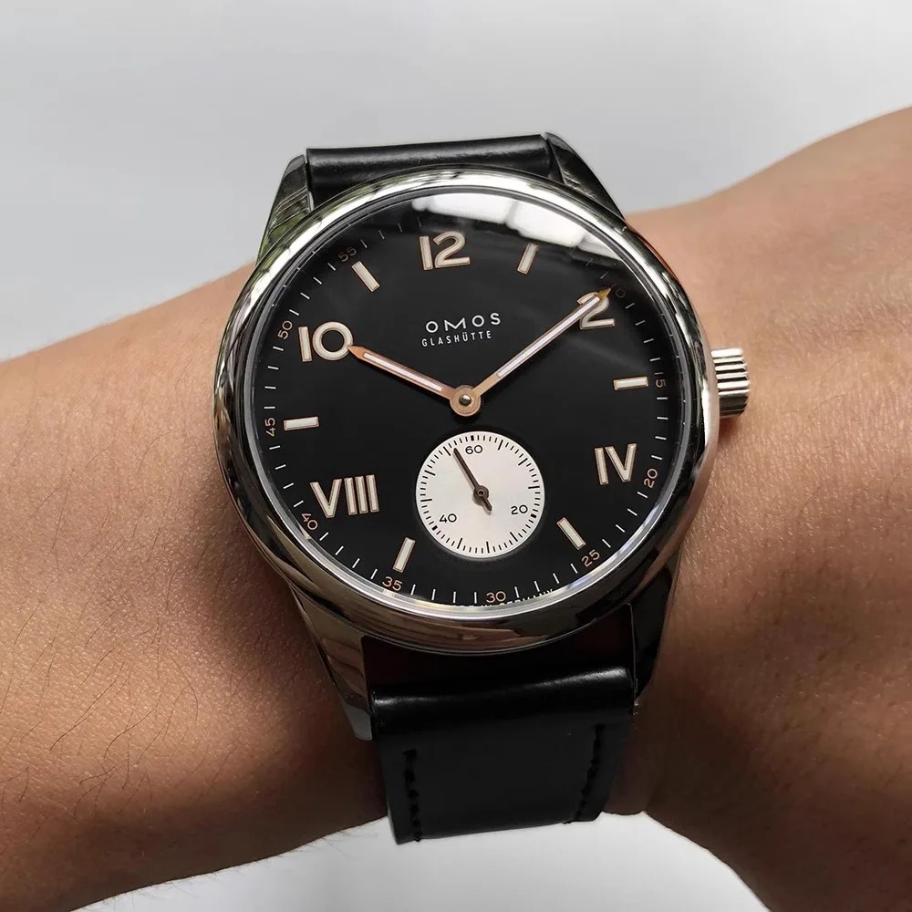 38.5 มม.ผู้ชายหรูหรานาฬิกาอัตโ - Guilloché Dial Watch บทวิจารณ์และราคา