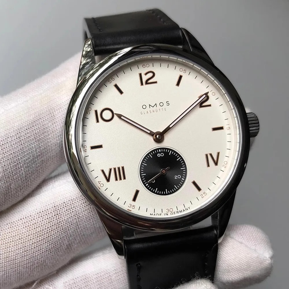 38.5 มม.ผู้ชายหรูหรานาฬิกาอัตโ - Guilloché Dial Watch บทวิจารณ์และราคา