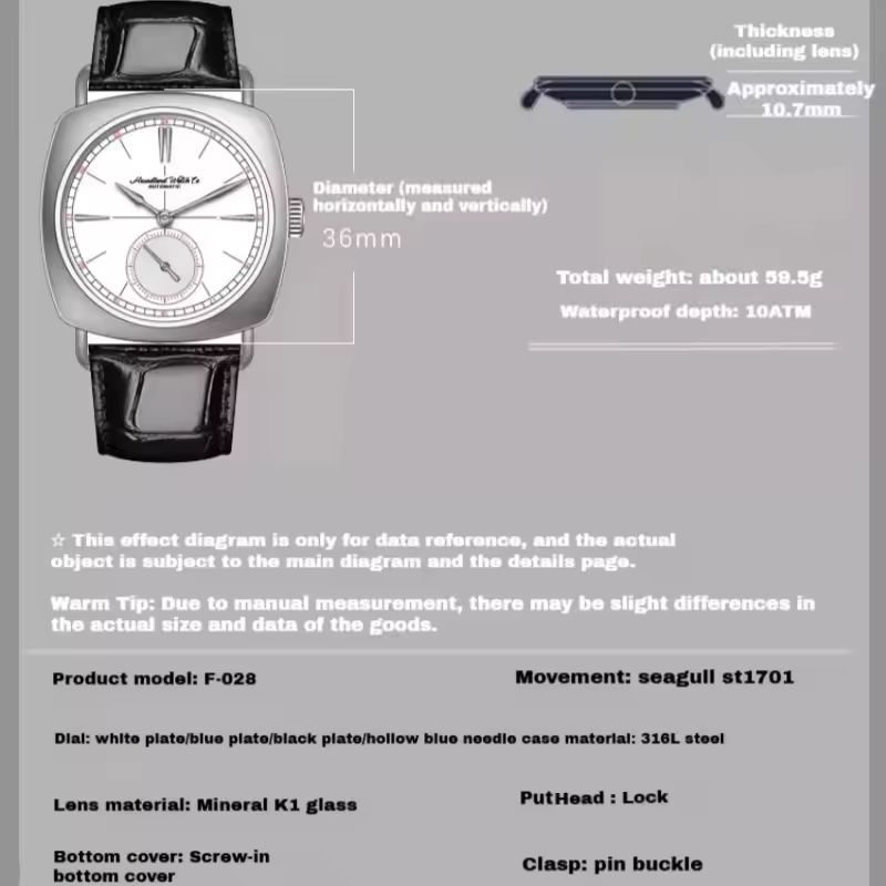 นาฬิกาข้อมือผู้ชาย Hruodland 2 - Guilloché Dial Watch บทวิจารณ์และราคา