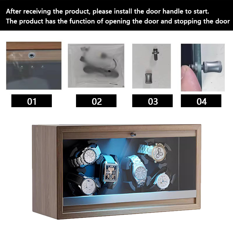 กล่องหมุนนาฬิกาอัตโนมัติแบบใหม - Luxury Watch Winder Box บทวิจารณ์และราคา