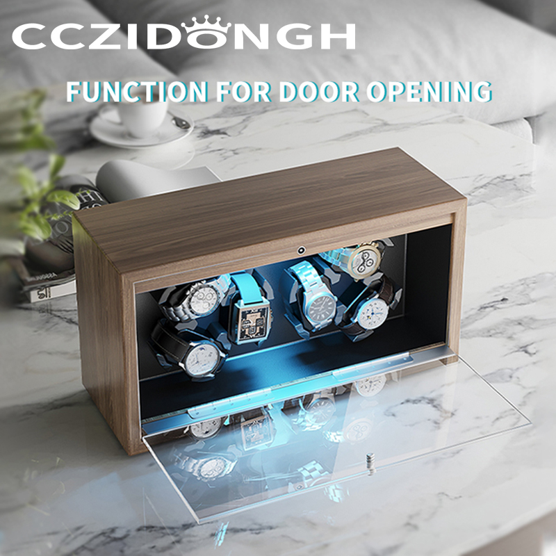 กล่องหมุนนาฬิกาอัตโนมัติแบบใหม - Luxury Watch Winder Box บทวิจารณ์และราคา