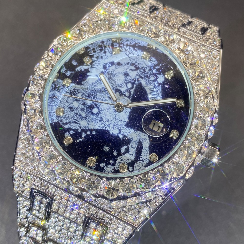 นาฬิกาควอตซ์ผู้ชายฮิปฮอป MISSF - Luxury Watch Iceberg บทวิจารณ์และราคา