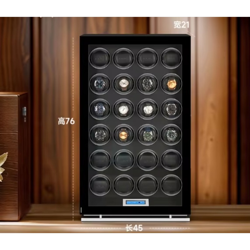 กล่องหมุนนาฬิกาอัตโนมัติ 24 ช่ - Luxury Watch Winder Box บทวิจารณ์และราคา