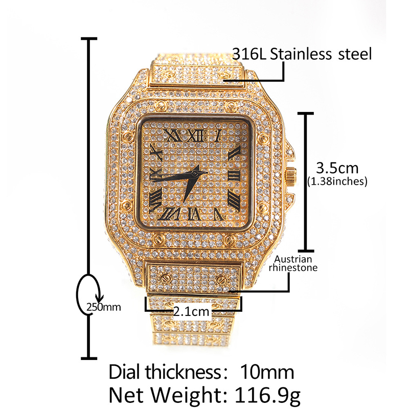 นาฬิกาข้อมือควอตซ์หรูหราสไตล์ฮ - Luxury Watch Iceberg บทวิจารณ์และราคา
